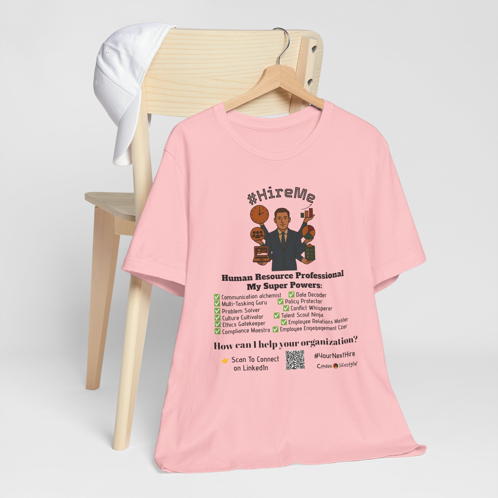 Copy of Short Sleeve Conversation Tee (#HireMe-M)