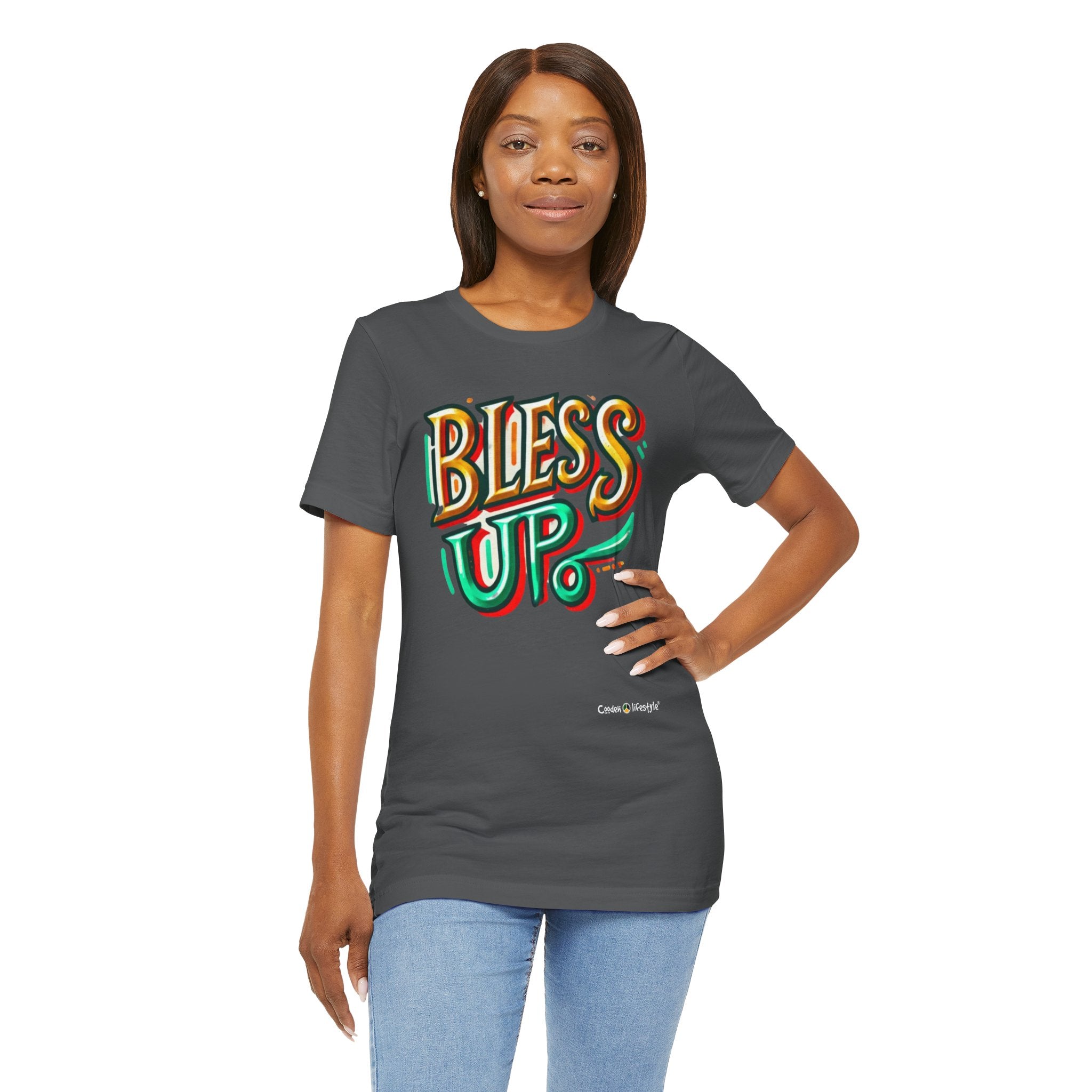 Unisex Jersey Short Sleeve Tee (Bless-Up)