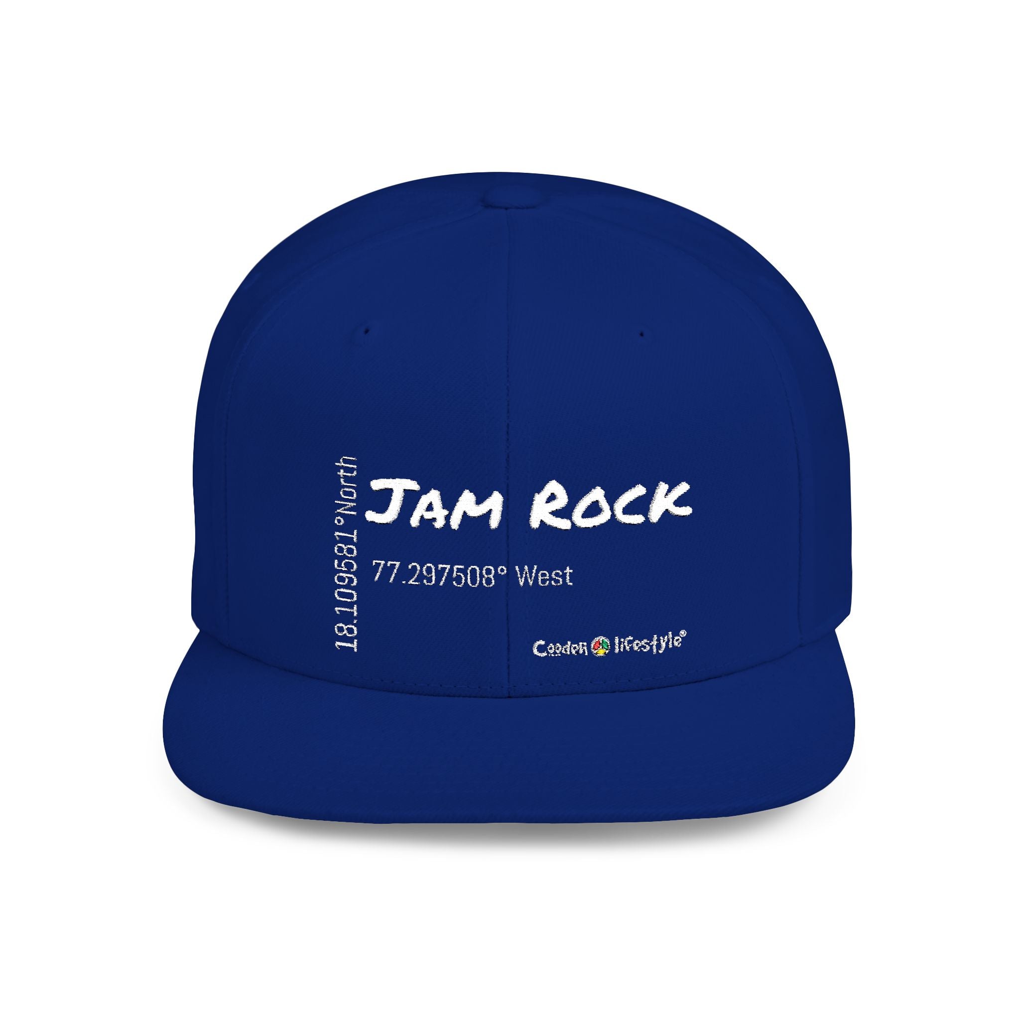 Flat Bill Snapback Hat (Jam-GPS)