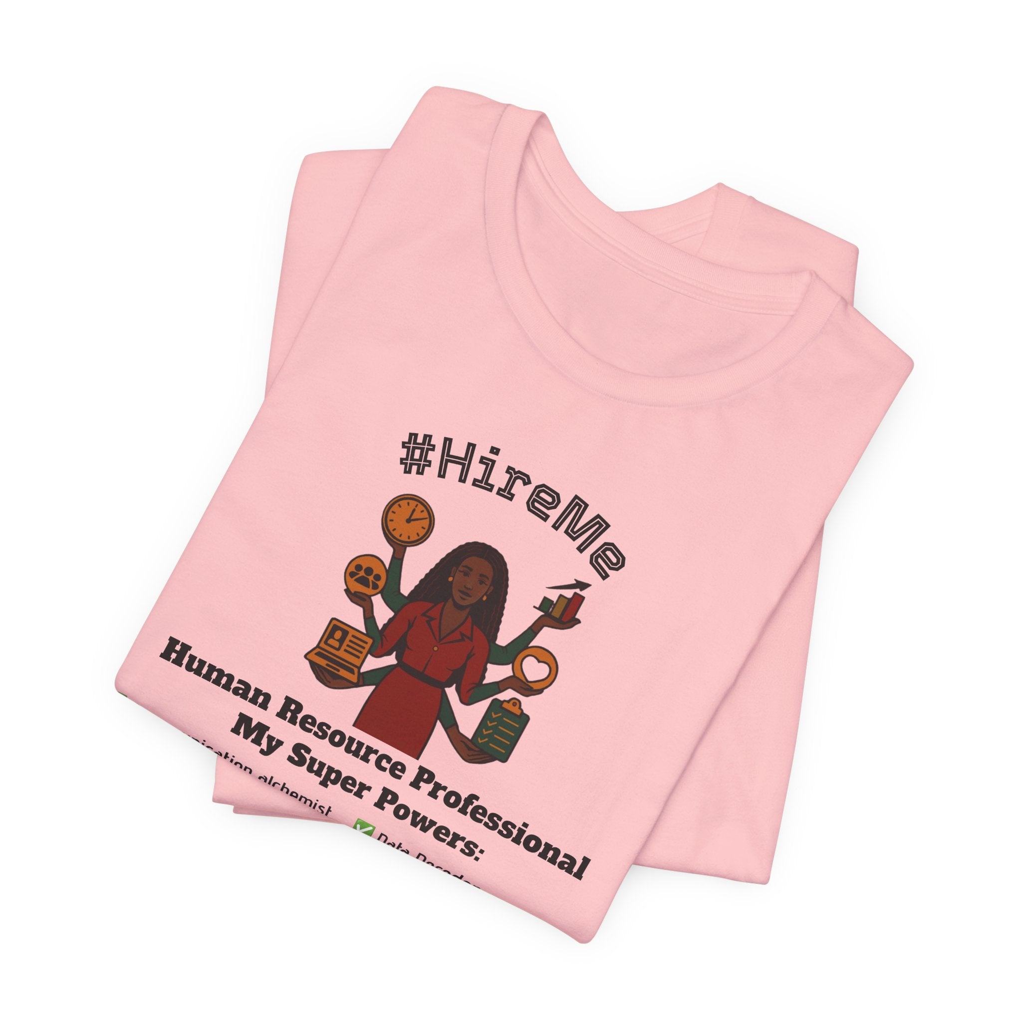Short Sleeve Conversation Tee (#HireMe)