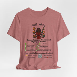 Short Sleeve Conversation Tee (#HireMe)