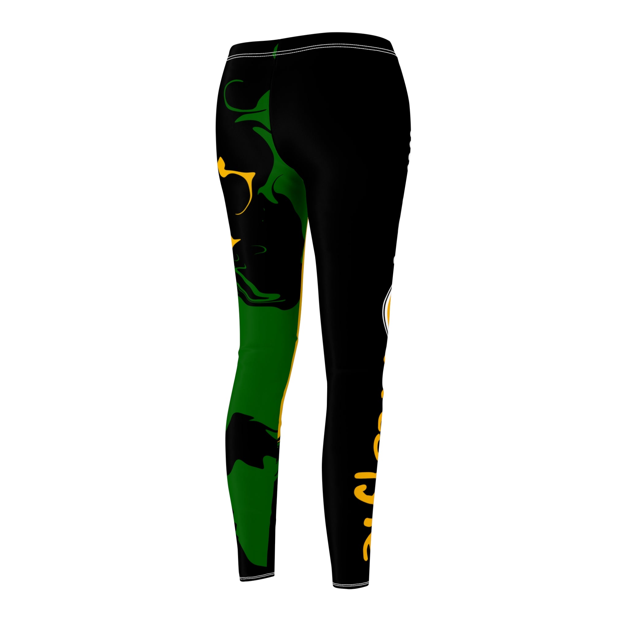 Women's Casual Leggings (YuhDunKnow-JA-COL-BLK)