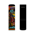 Load image into Gallery viewer, Coodeh Sublime Socks (ART3-BLK)
