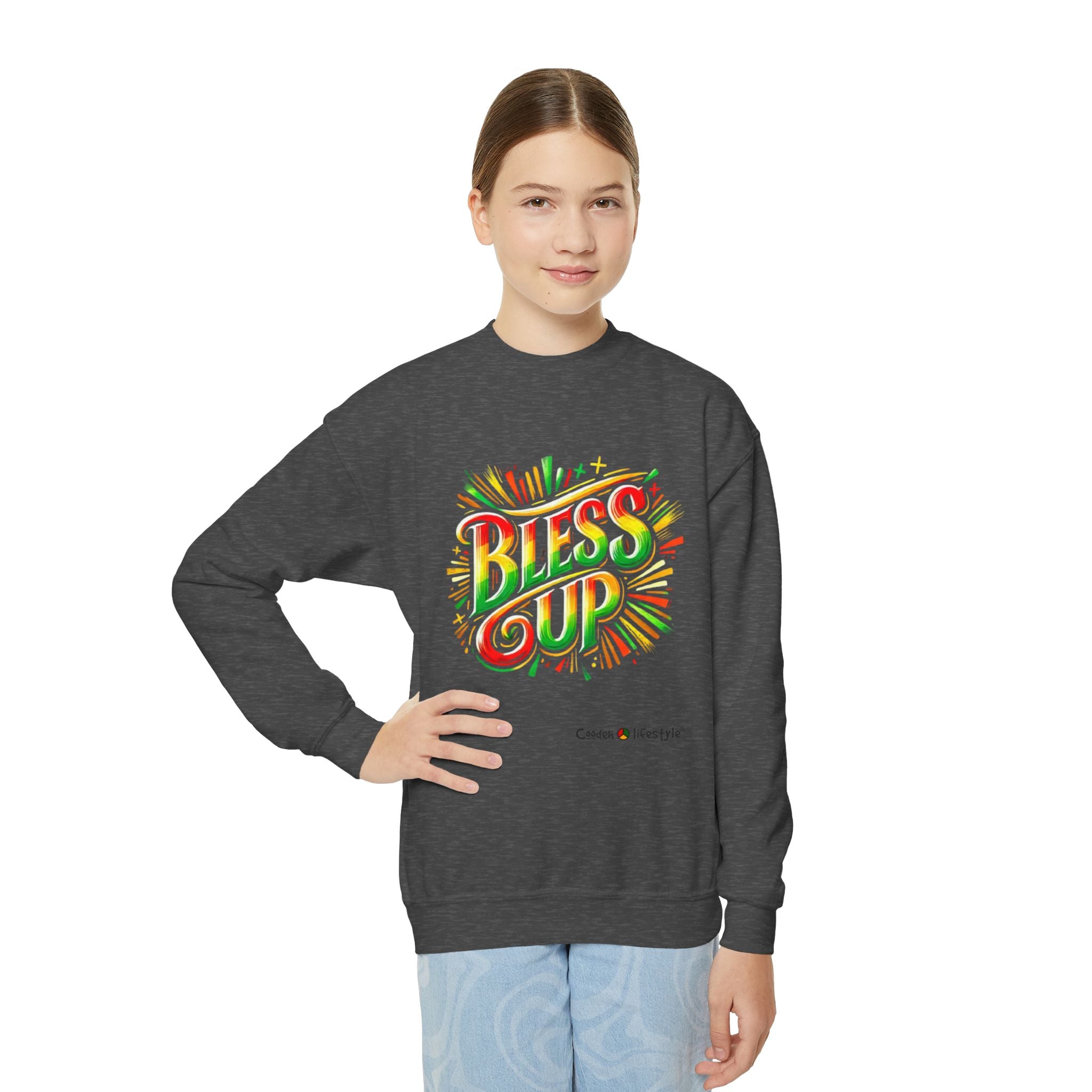 Youth Crewneck Sweatshirt (BlessUp)