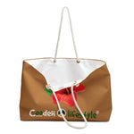 Load image into Gallery viewer, Coodeh Weekender Bag (BIGFLWR-BRN)
