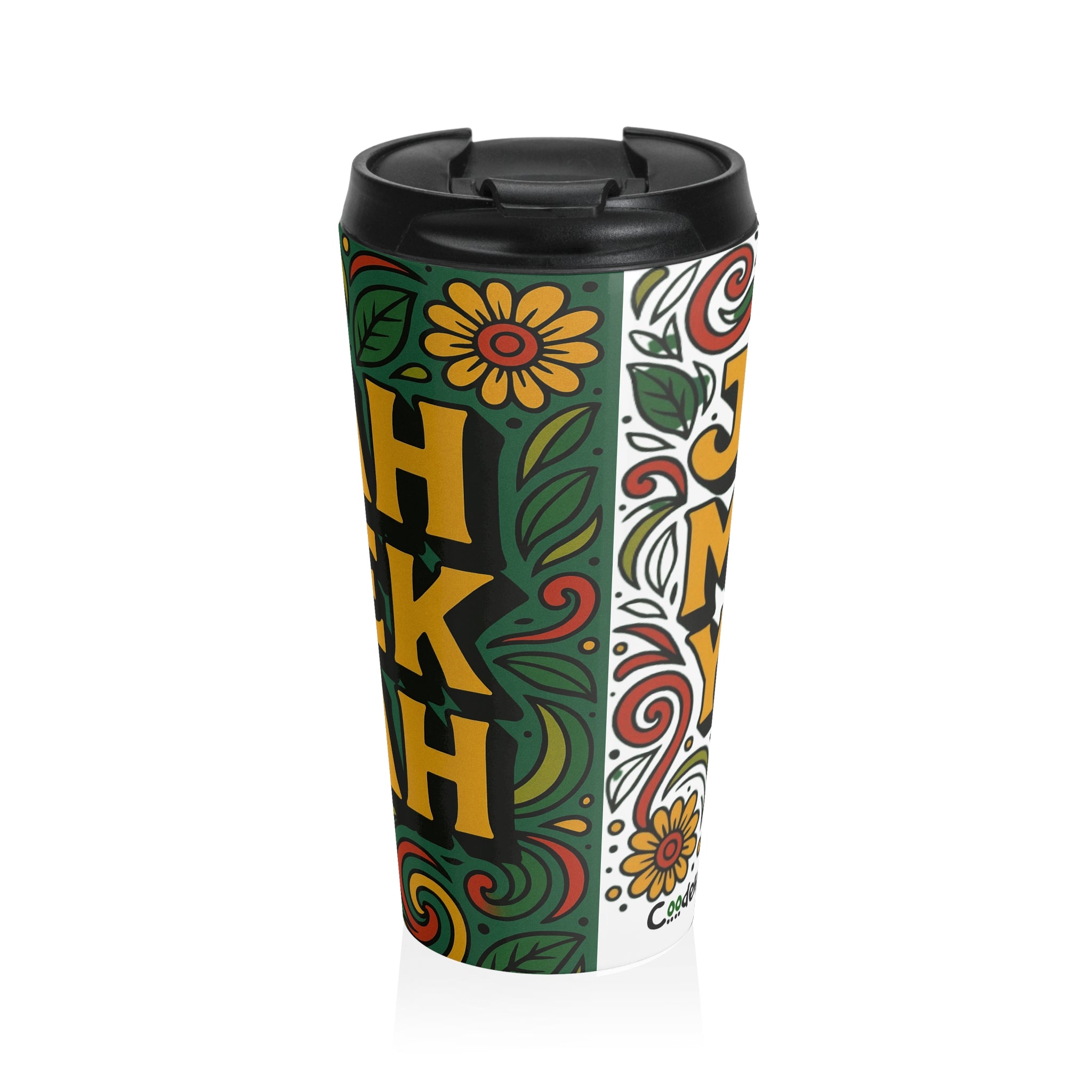 Coodeh Stainless Steel Travel Mug (Jah-Mek-Yah)