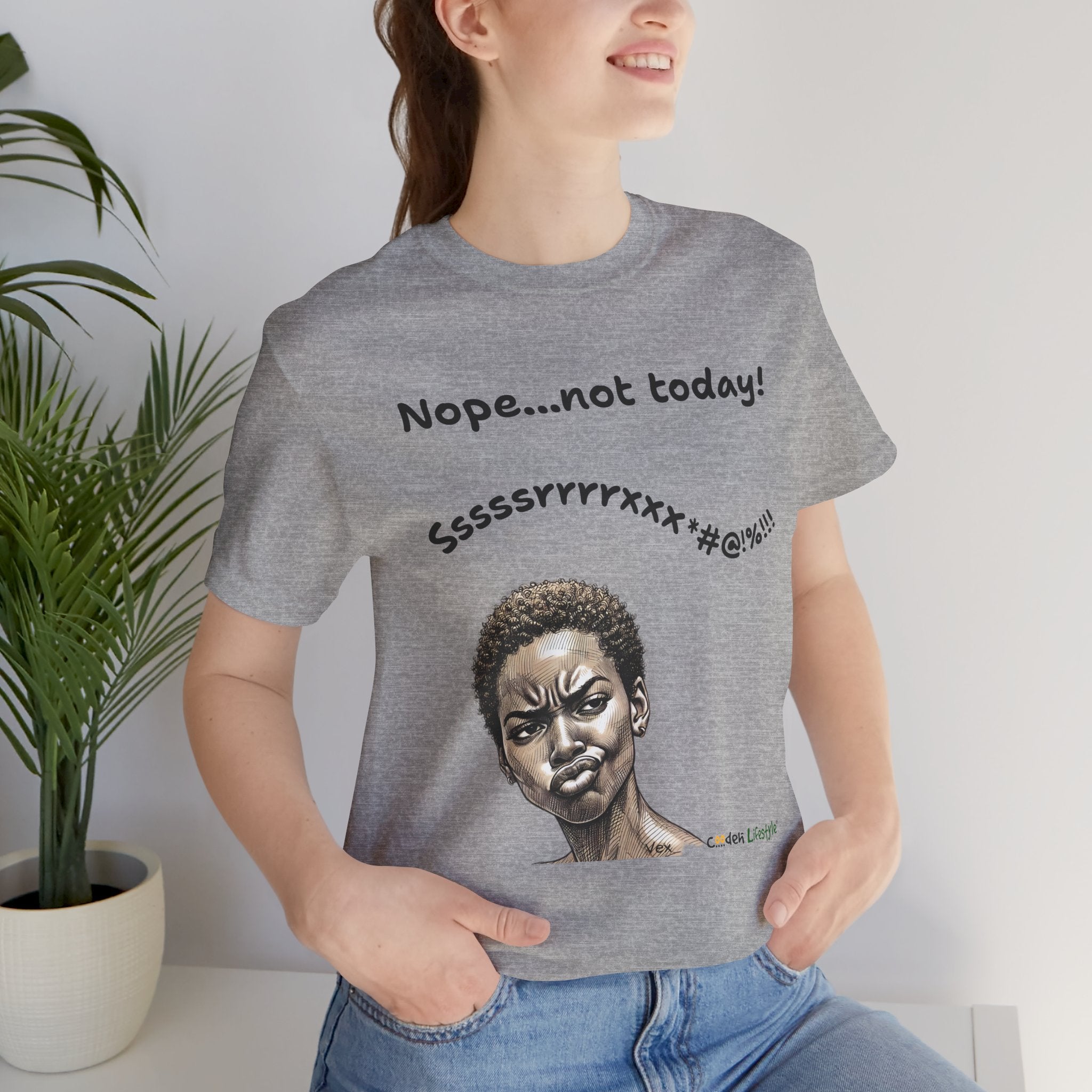 Unisex Jersey Short Sleeve Tee (Vex-Woman)