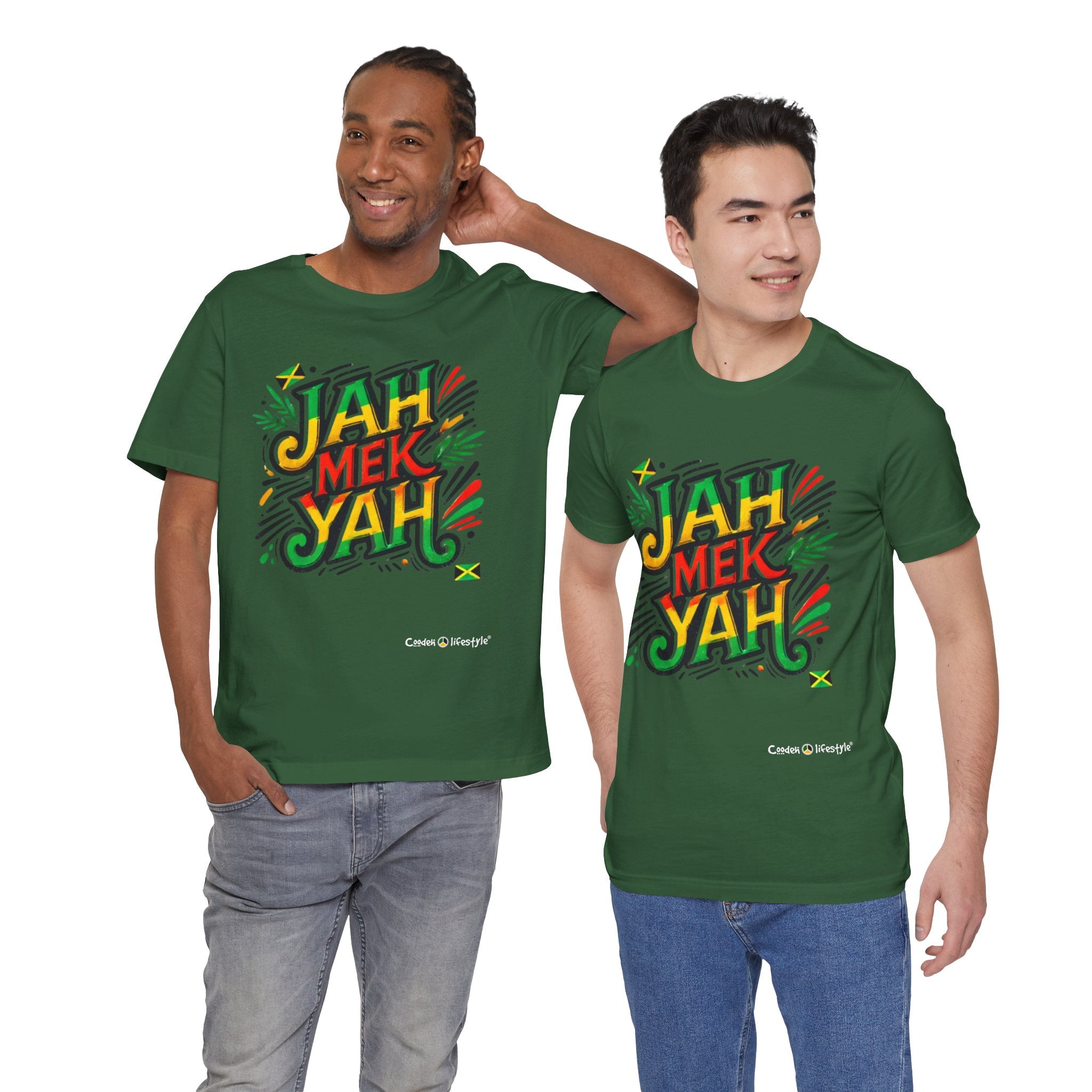 Unisex Jersey Short Sleeve Tee (Jah.Mek.Yah)