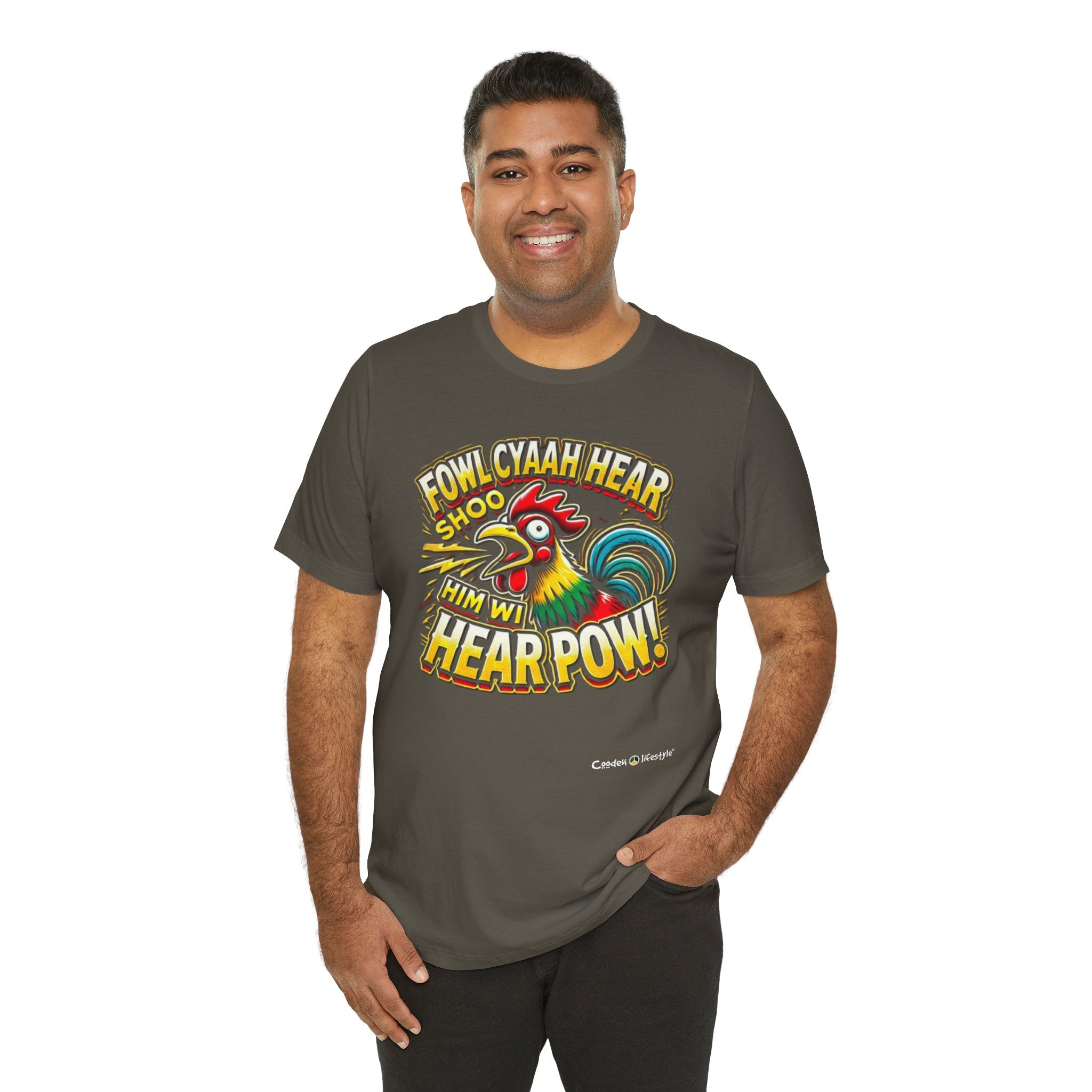 Unisex Jersey Short Sleeve Tee (Fowl-Pow)