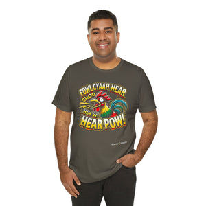 Unisex Jersey Short Sleeve Tee (Fowl-Pow)