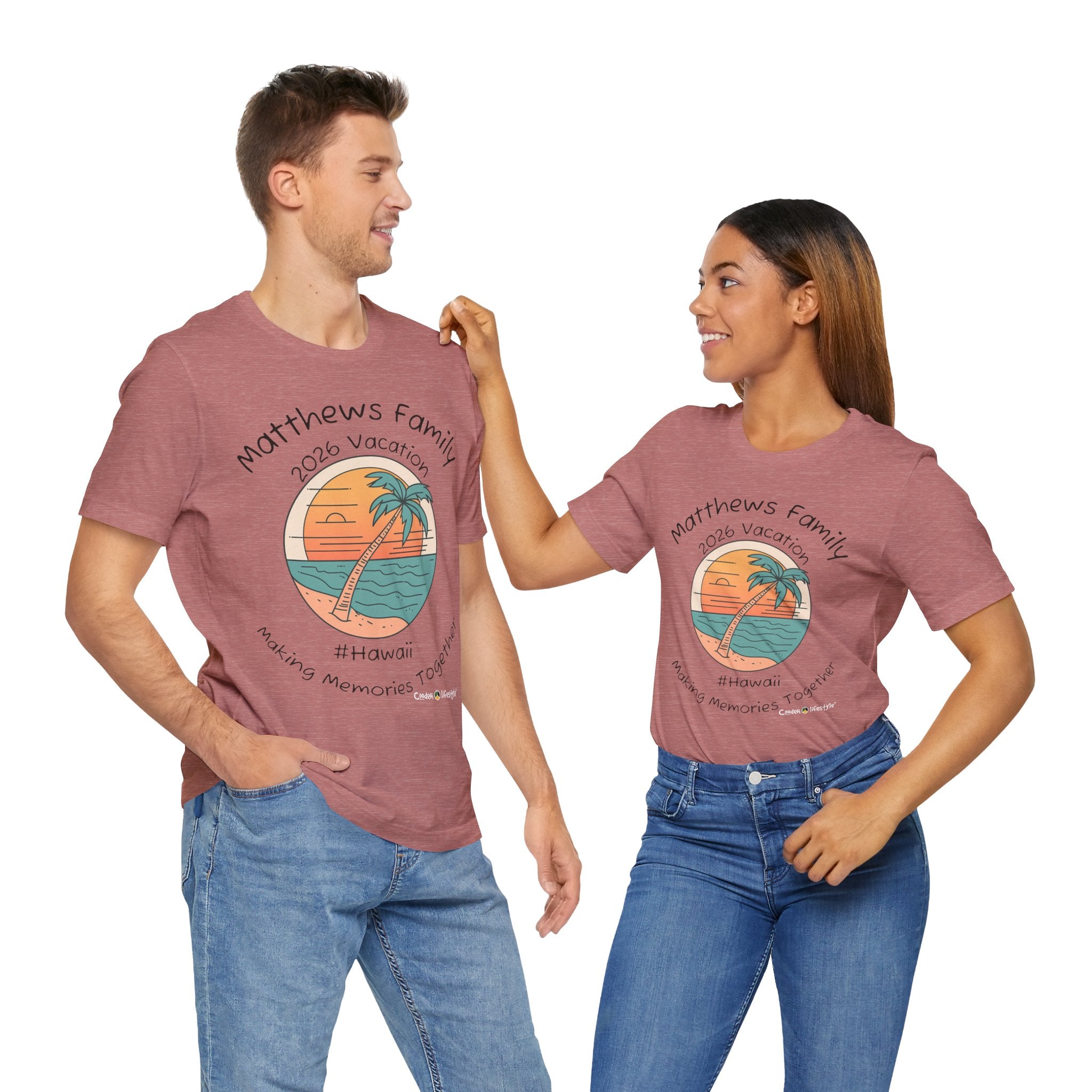Unisex Jersey Short Sleeve Tee (Family Vacation)
