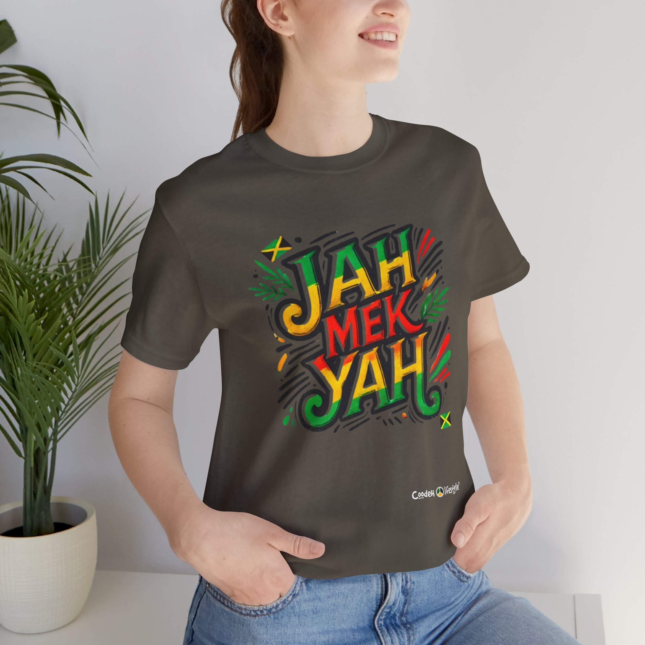 Unisex Jersey Short Sleeve Tee (Jah.Meh.Yah)