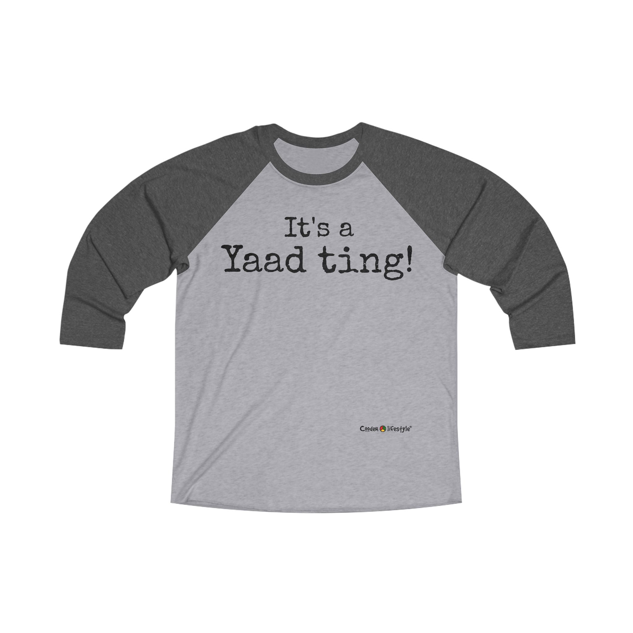 Unisex Tri-Blend 3/4 Raglan Tee (YaadT)