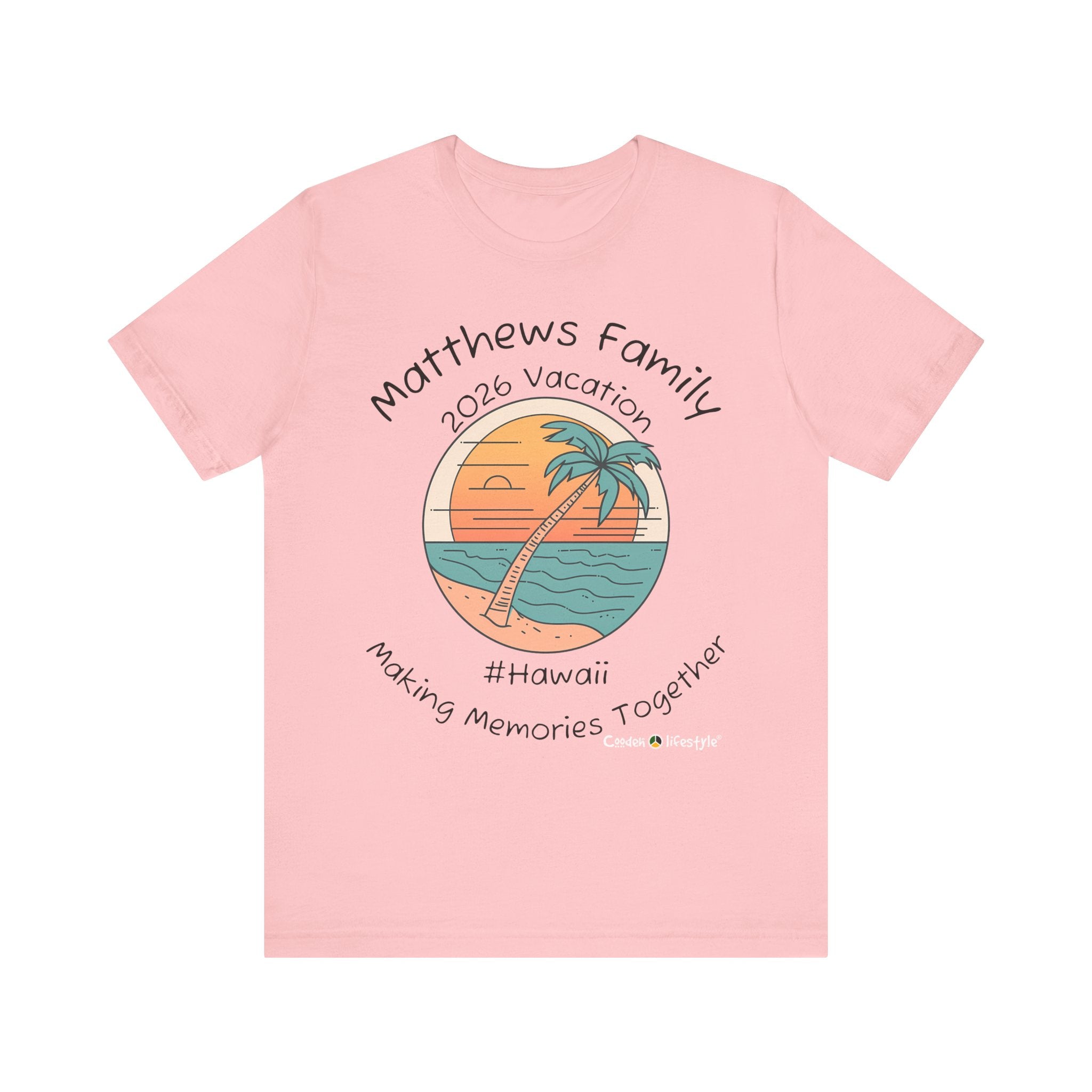 Unisex Jersey Short Sleeve Tee (Family Vacation)