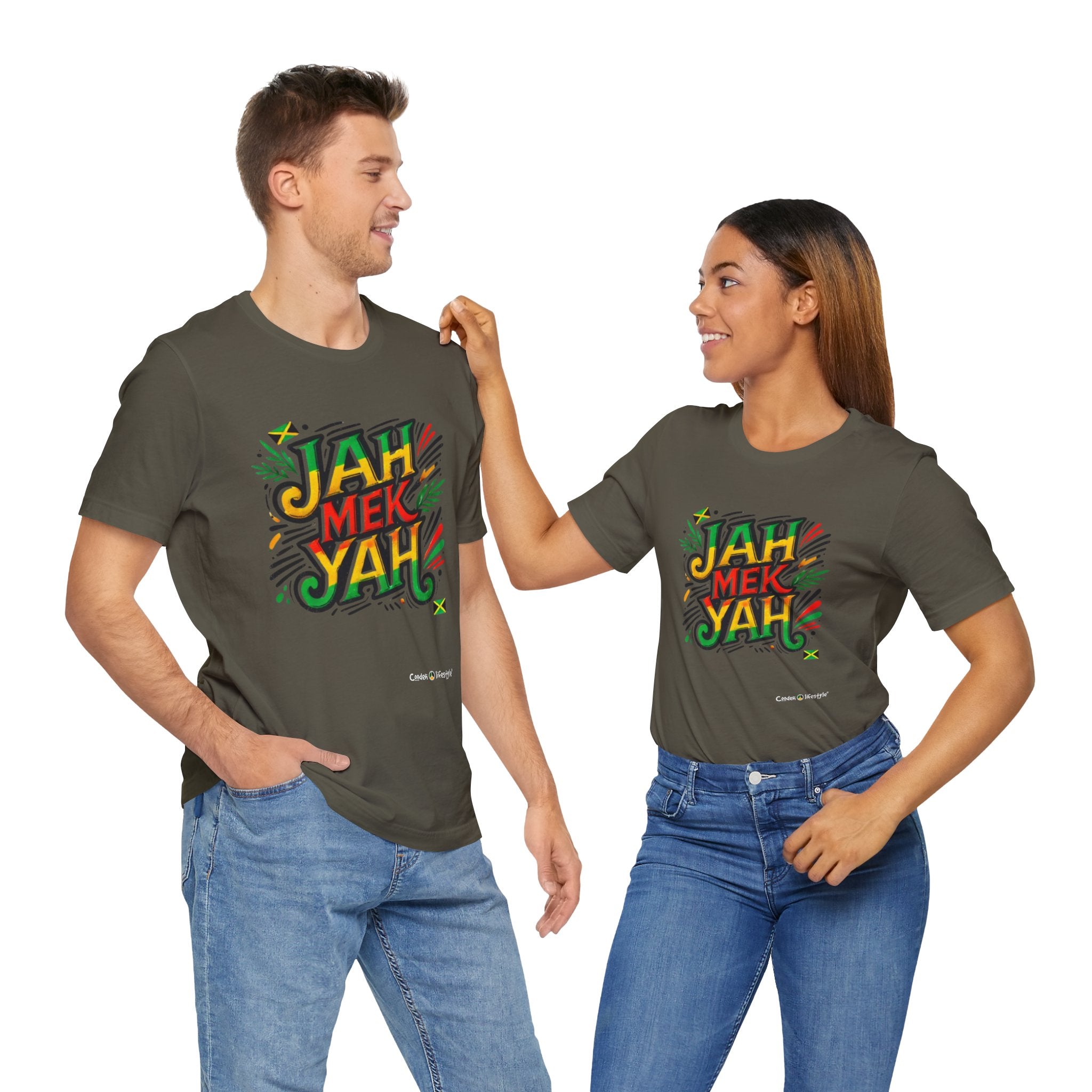 Unisex Jersey Short Sleeve Tee (Jah.Meh.Yah)