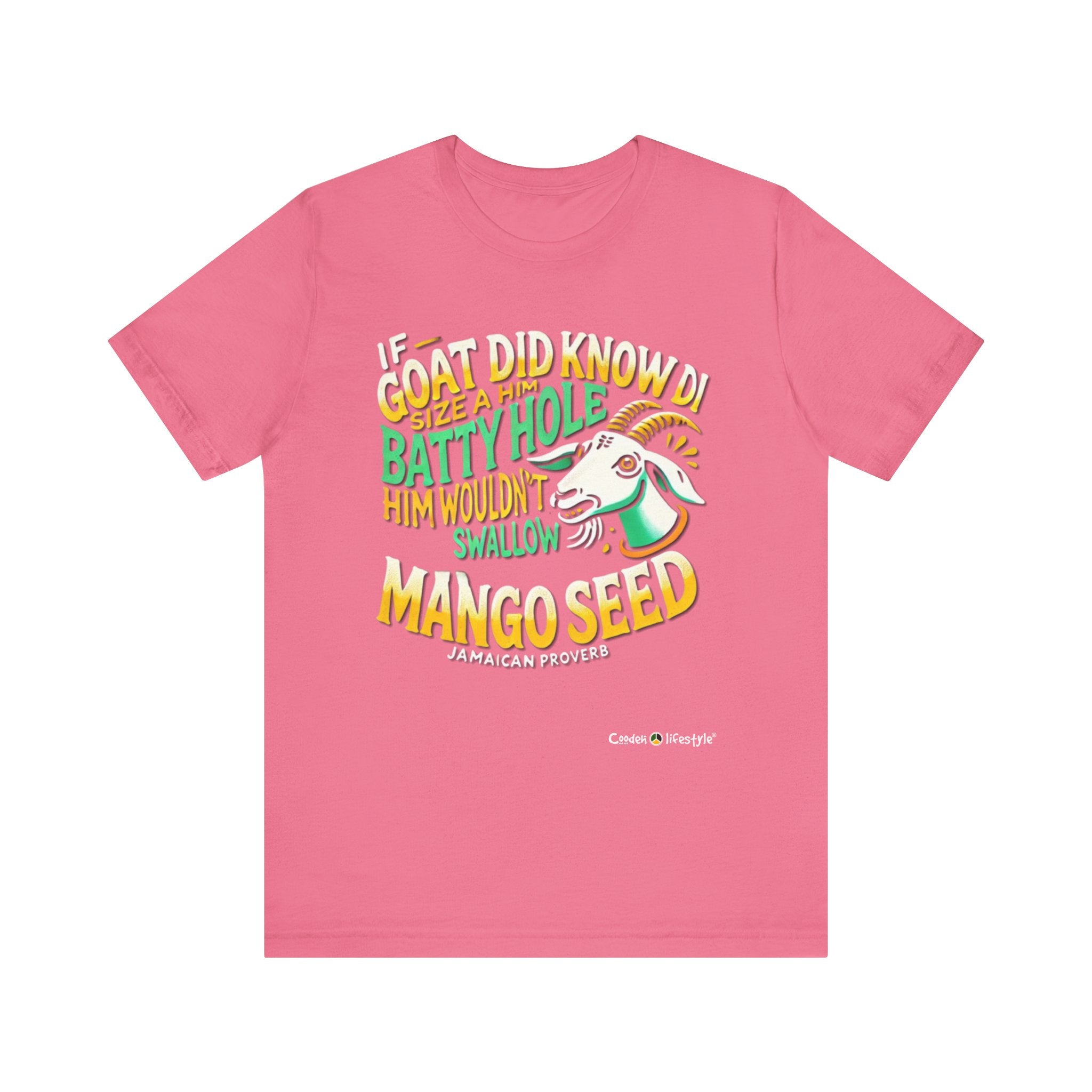 Unisex Jersey Short Sleeve Tee (Goat-Mango)