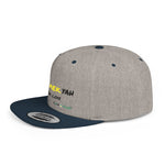 Load image into Gallery viewer, Flat Bill Snapback Hat (JahMekYah)
