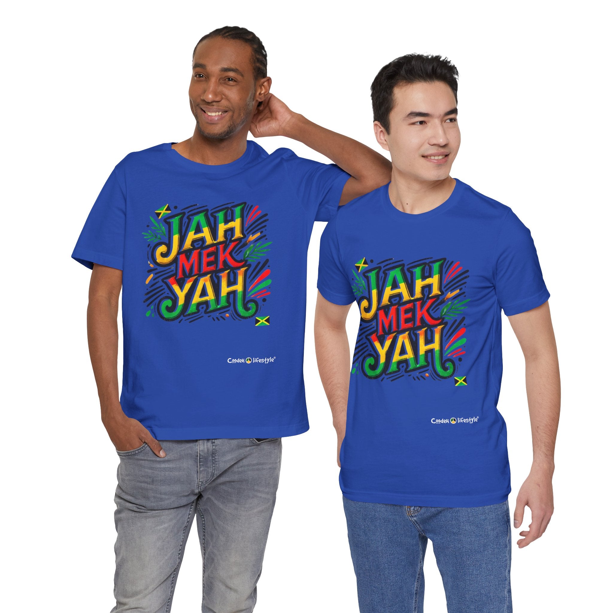Unisex Jersey Short Sleeve Tee (Jah.Mek.Yah)