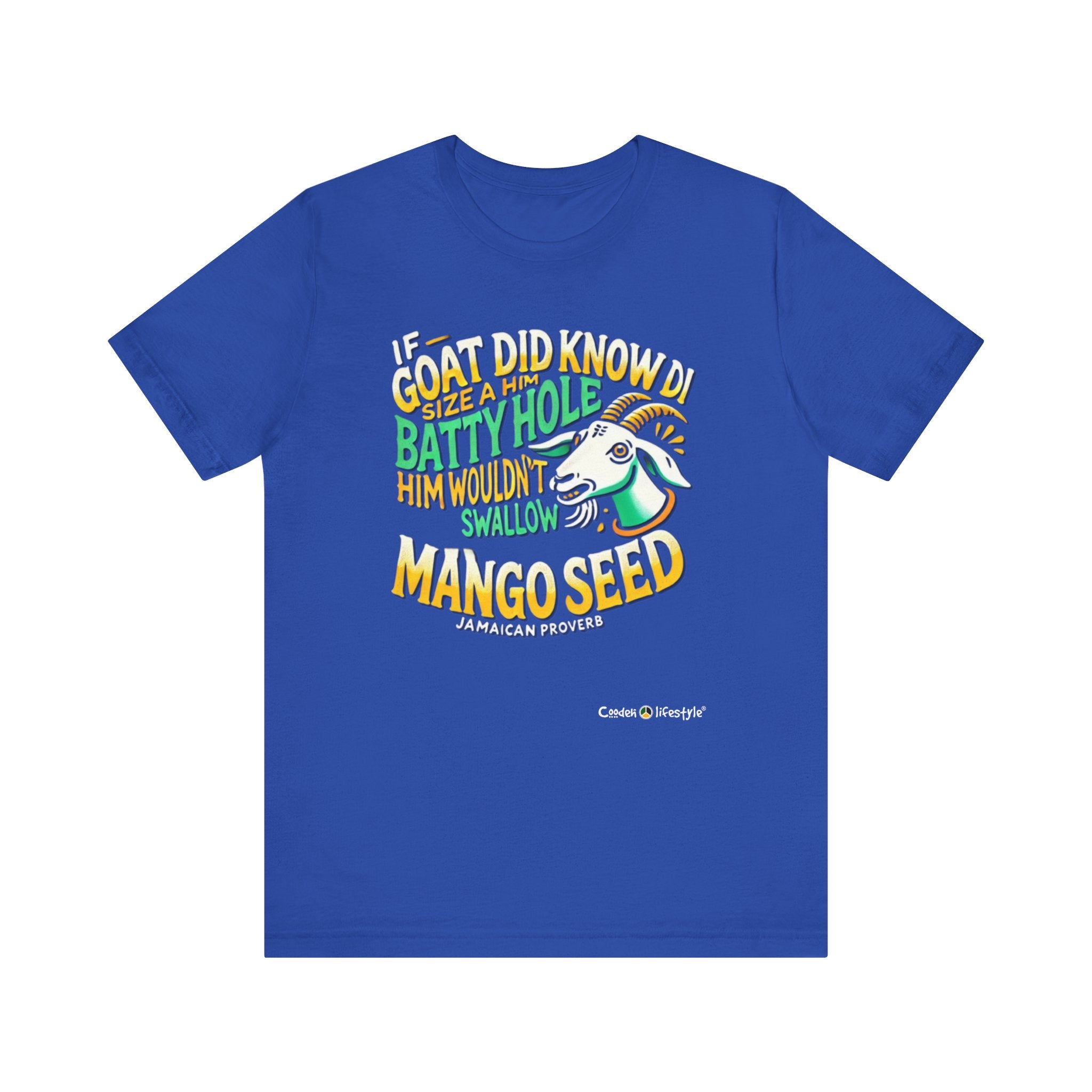 Unisex Jersey Short Sleeve Tee (Goat-Mango)