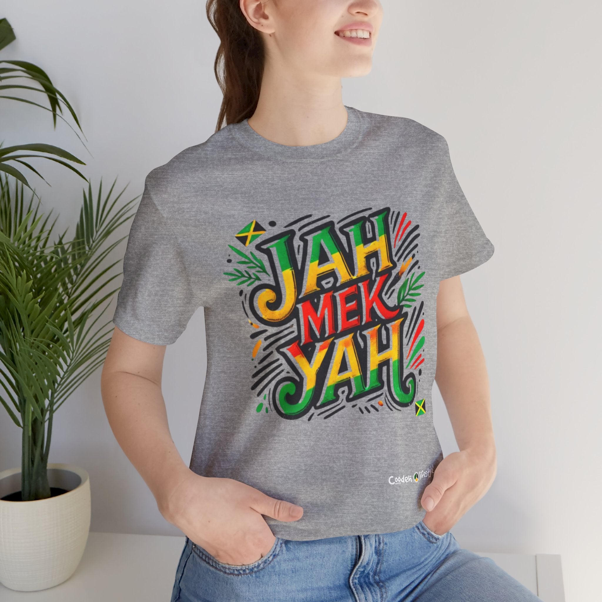 Unisex Jersey Short Sleeve Tee (Jah.Mek.Yah)