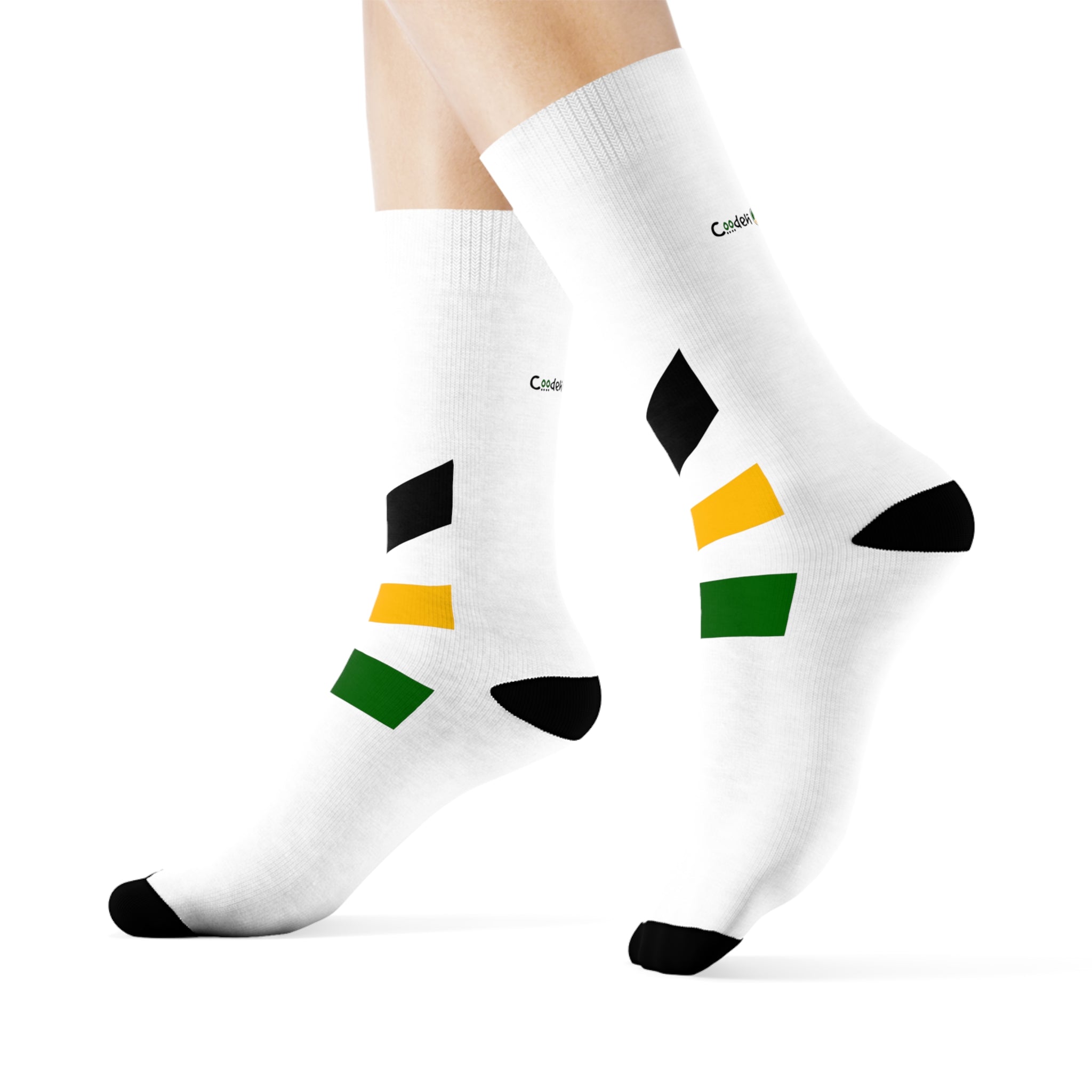 Coodeh Crew Socks (JACOL-WHT)