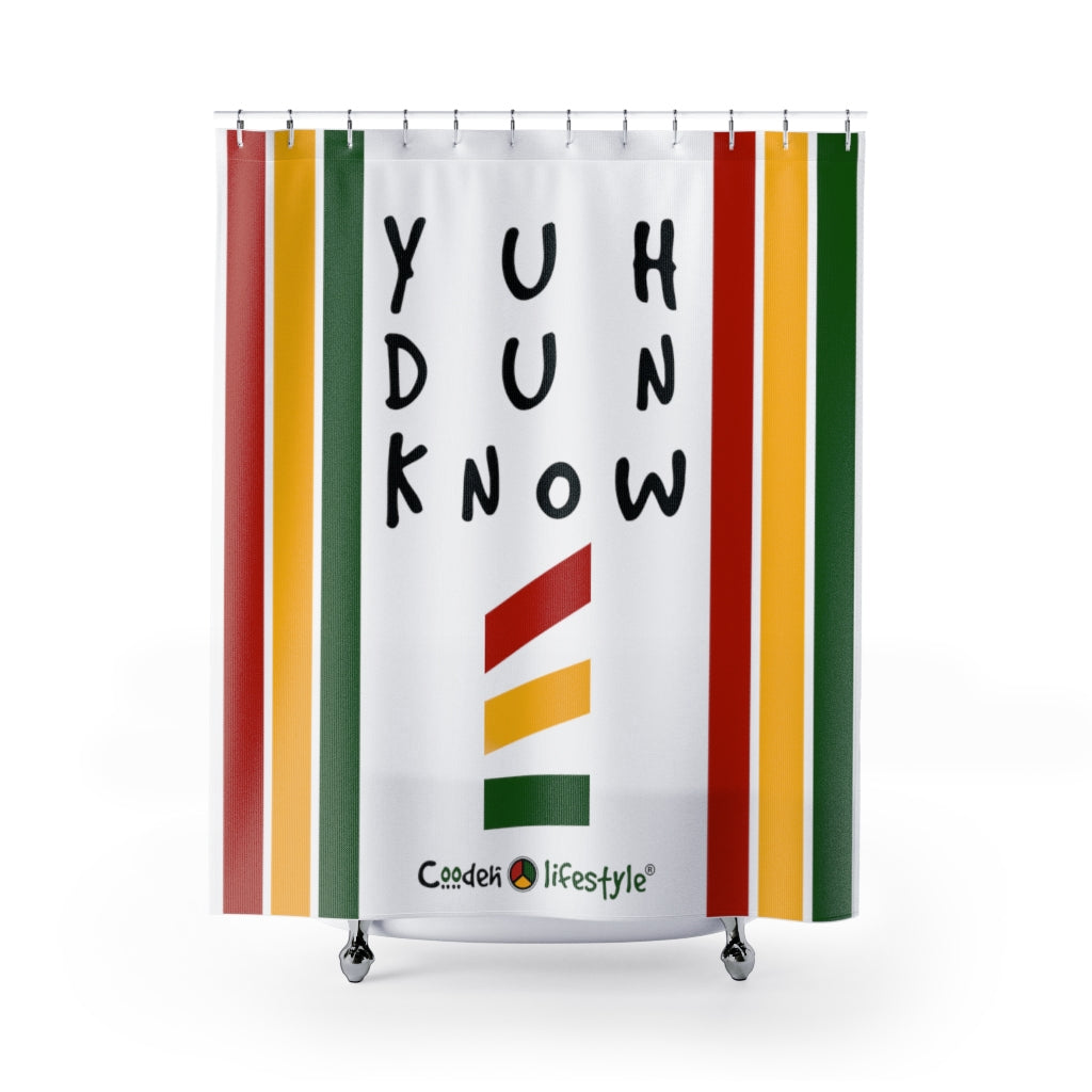 Shower Curtain (YuhDunKnow-PAN) - Coodeh Lifestyle