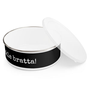 Enamel Bowl (BLK-Bratta) - Coodeh Lifestyle