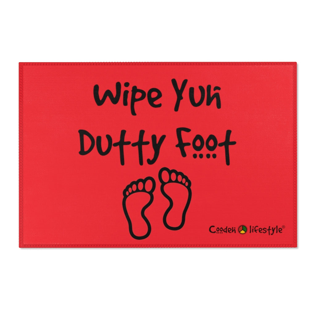 Floor Mat (WYDT-RED) - Coodeh Lifestyle