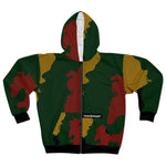 Load image into Gallery viewer, Unisex Zip Hoodie (PANCOL-ARMY-AAF) - Coodeh Lifestyle
