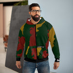 Load image into Gallery viewer, Unisex Zip Hoodie (PANCOL-ARMY-AAF)-  Beno Custom - Coodeh Lifestyle
