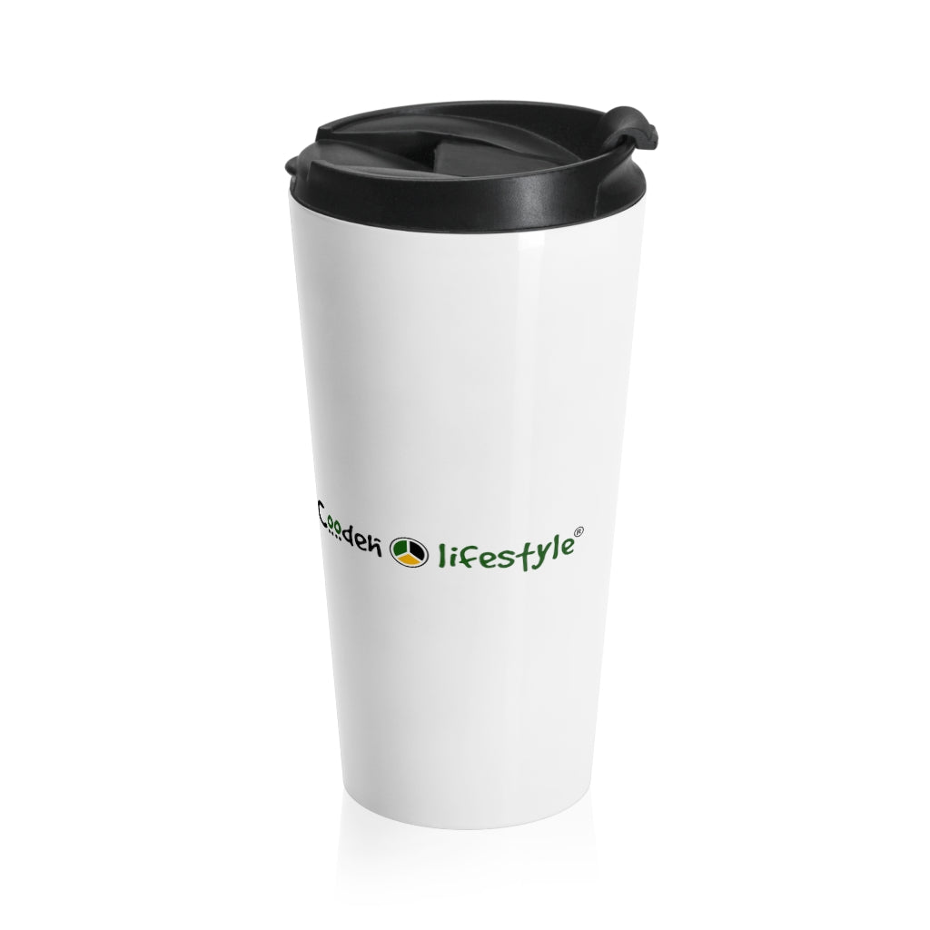 Coodeh Stainless Steel Travel Mug (YuhDunKnow-JAWHT) - Coodeh Lifestyle