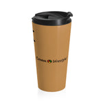 Load image into Gallery viewer, Coodeh Stainless Steel Travel Mug (YDK-PAN-BRN) - Coodeh Lifestyle
