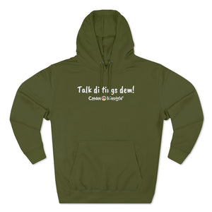 Unisex Premium Pullover Hoodie- Multi-Color (Prem-TDTD) - Coodeh Lifestyle