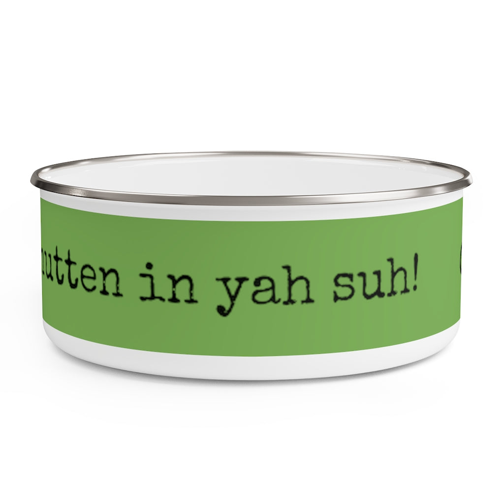 Enamel Bowl (GRN-Don'tTouch) - Coodeh Lifestyle