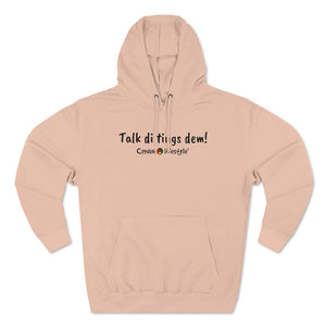 Unisex Premium Pullover Hoodie- Multi-Color (Prem-TDTD) - Coodeh Lifestyle