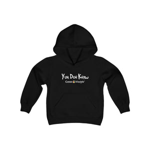 Youth Heavy Blend Hooded Sweatshirt (YuhDunKnow-JACOL) - Coodeh Lifestyle