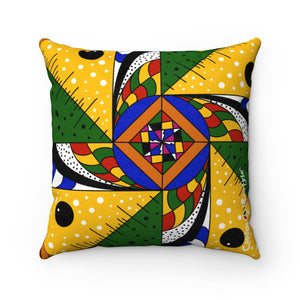 Coodeh Faux Suede Square Pillow (GEO-Art) - Coodeh Lifestyle