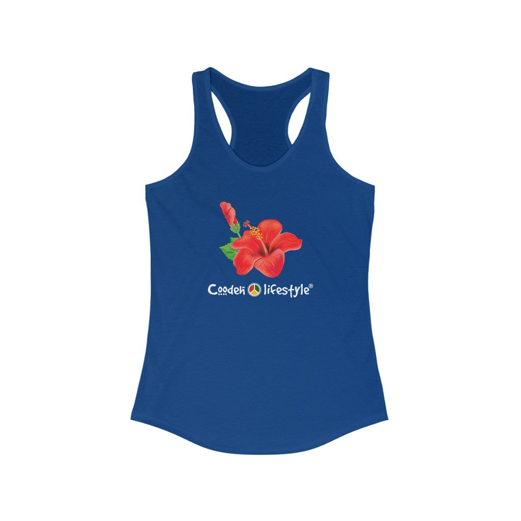 Women's Ideal Racerback Tank (FLWR) - Coodeh Lifestyle