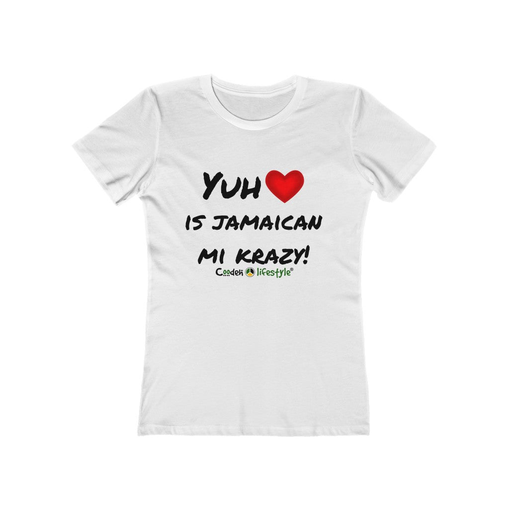 Women's The Boyfriend Tee (Krazy) - Coodeh Lifestyle