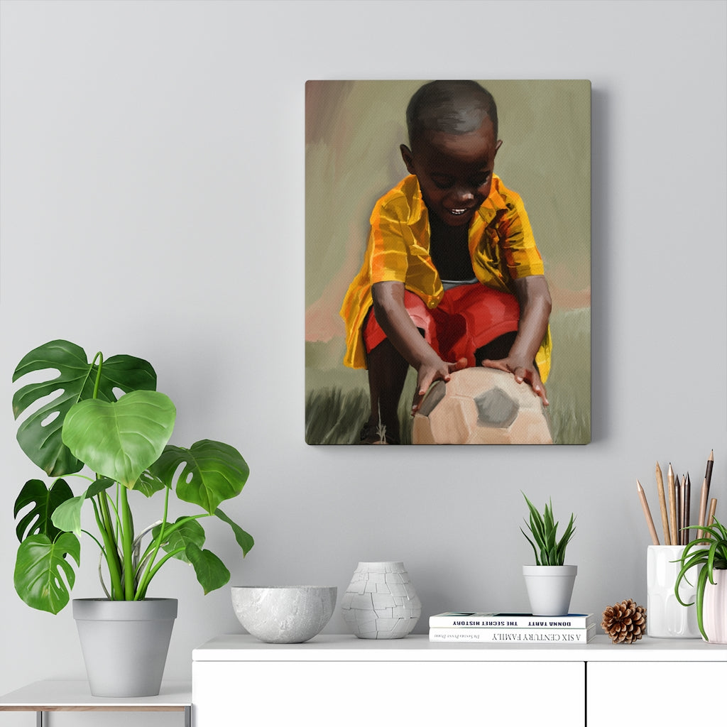 Canvas Wall Art (Boy At Play ) - Coodeh Lifestyle