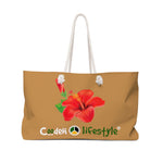 Load image into Gallery viewer, Coodeh Weekender Bag (BIGFLWR-BRN) - Coodeh Lifestyle
