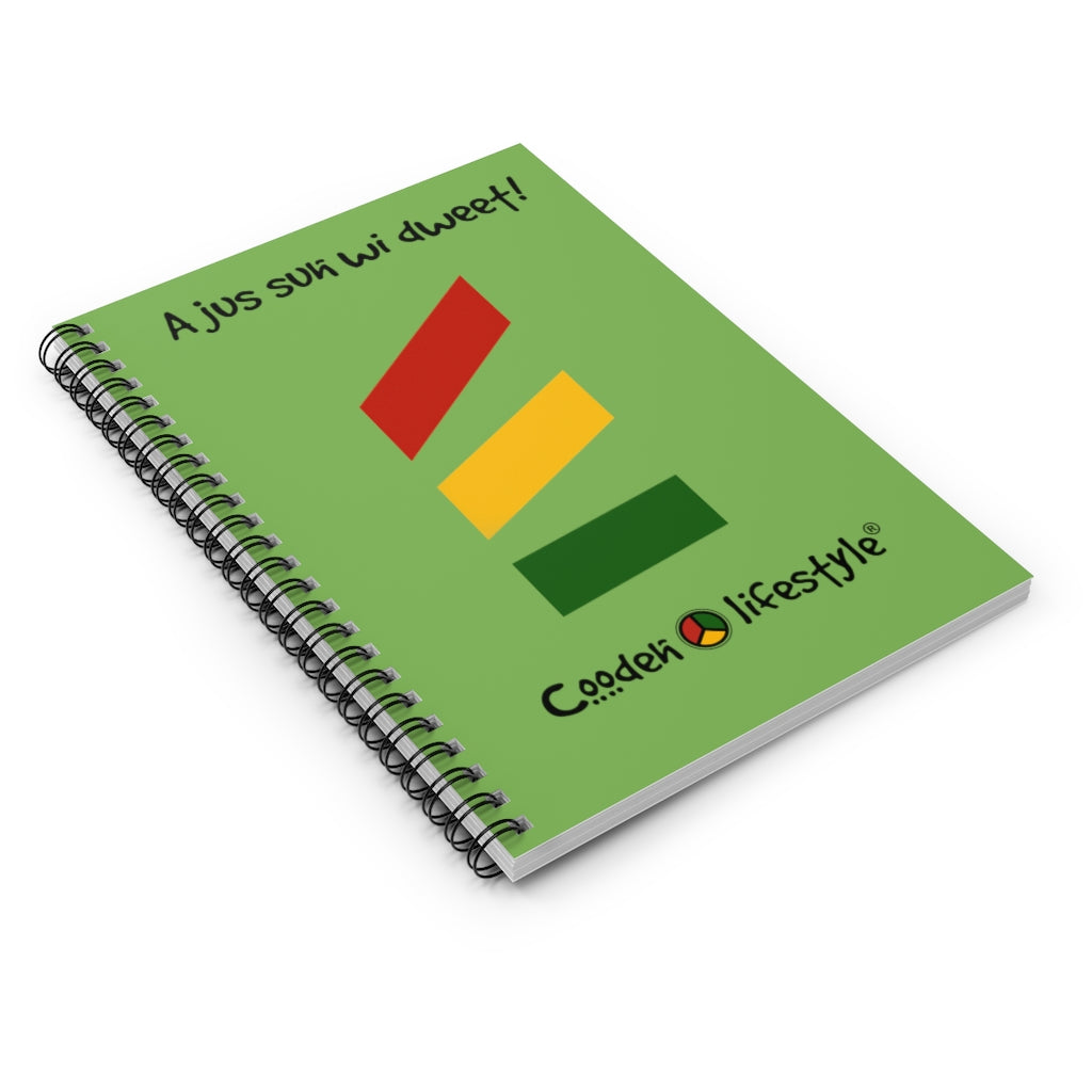 Coodeh Spiral Notebook (Ruled Line-AJSWD-GRN) - Coodeh Lifestyle