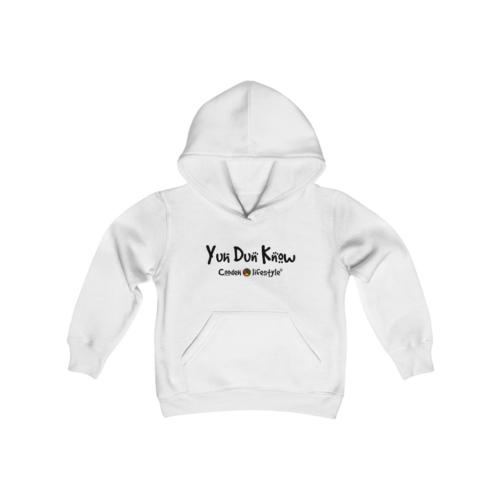 Youth Heavy Blend Hooded Sweatshirt (YuhDunKnow-JACOL) - Coodeh Lifestyle