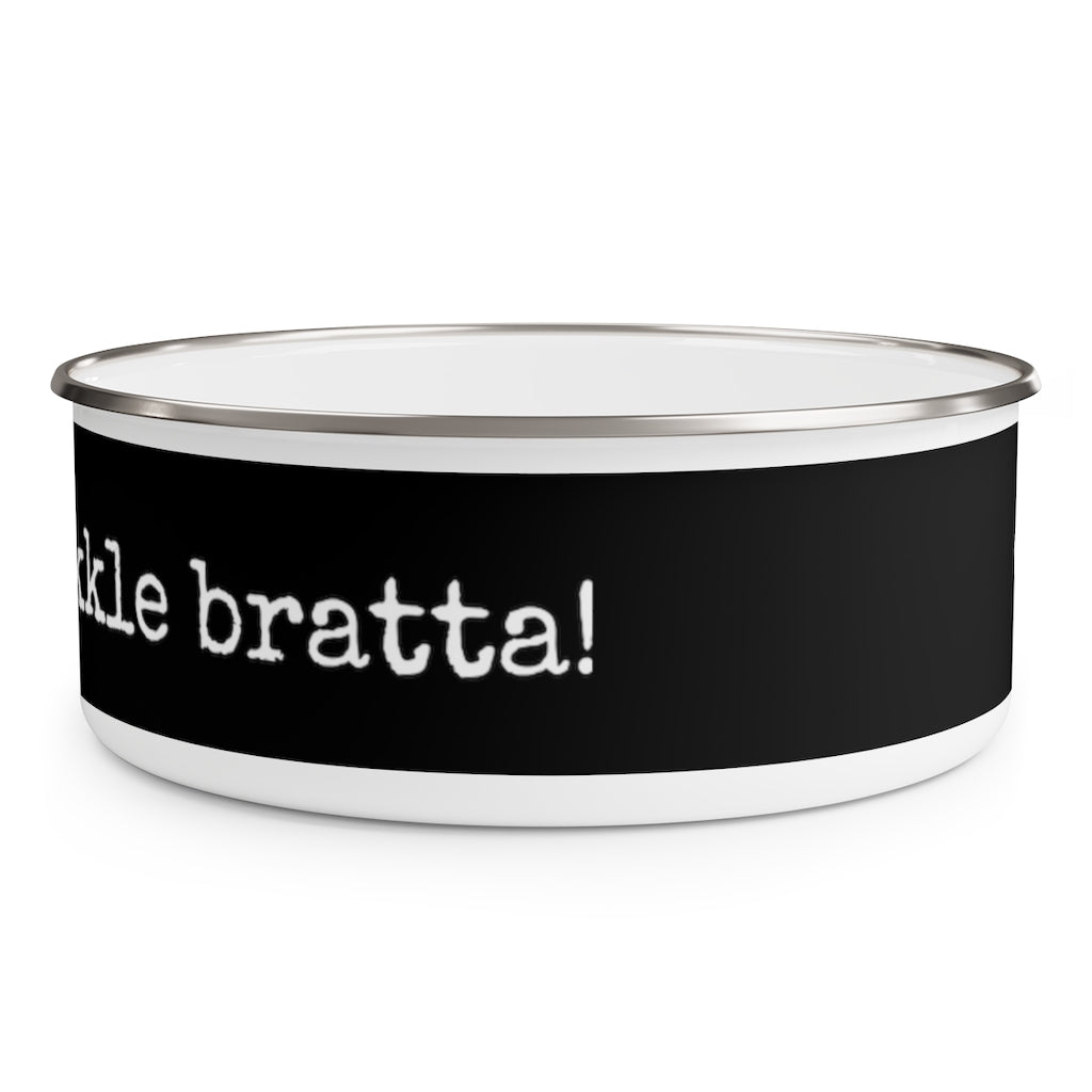 Enamel Bowl (BLK-Bratta) - Coodeh Lifestyle