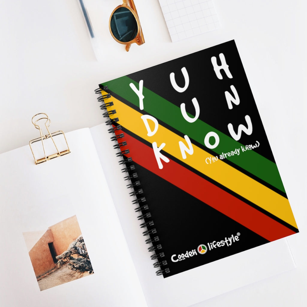 Coodeh Spiral Notebook (Ruled Line-YuhDunKnow-BLK) - Coodeh Lifestyle