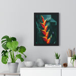 Load image into Gallery viewer, Premium Framed Vertical Poster (Red Plant) - Coodeh Lifestyle
