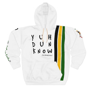 Unisex Pullover Hoodie (YuhDunKnow-WHTJACOL) - Coodeh Lifestyle