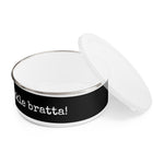 Load image into Gallery viewer, Enamel Bowl (BLK-Bratta) - Coodeh Lifestyle
