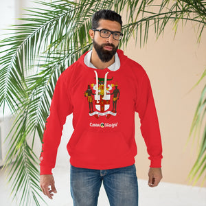 Unisex Pullover Hoodie (JA-COA-RED) - Coodeh Lifestyle