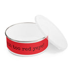 Load image into Gallery viewer, Enamel Bowl (RED-RedYeye) - Coodeh Lifestyle
